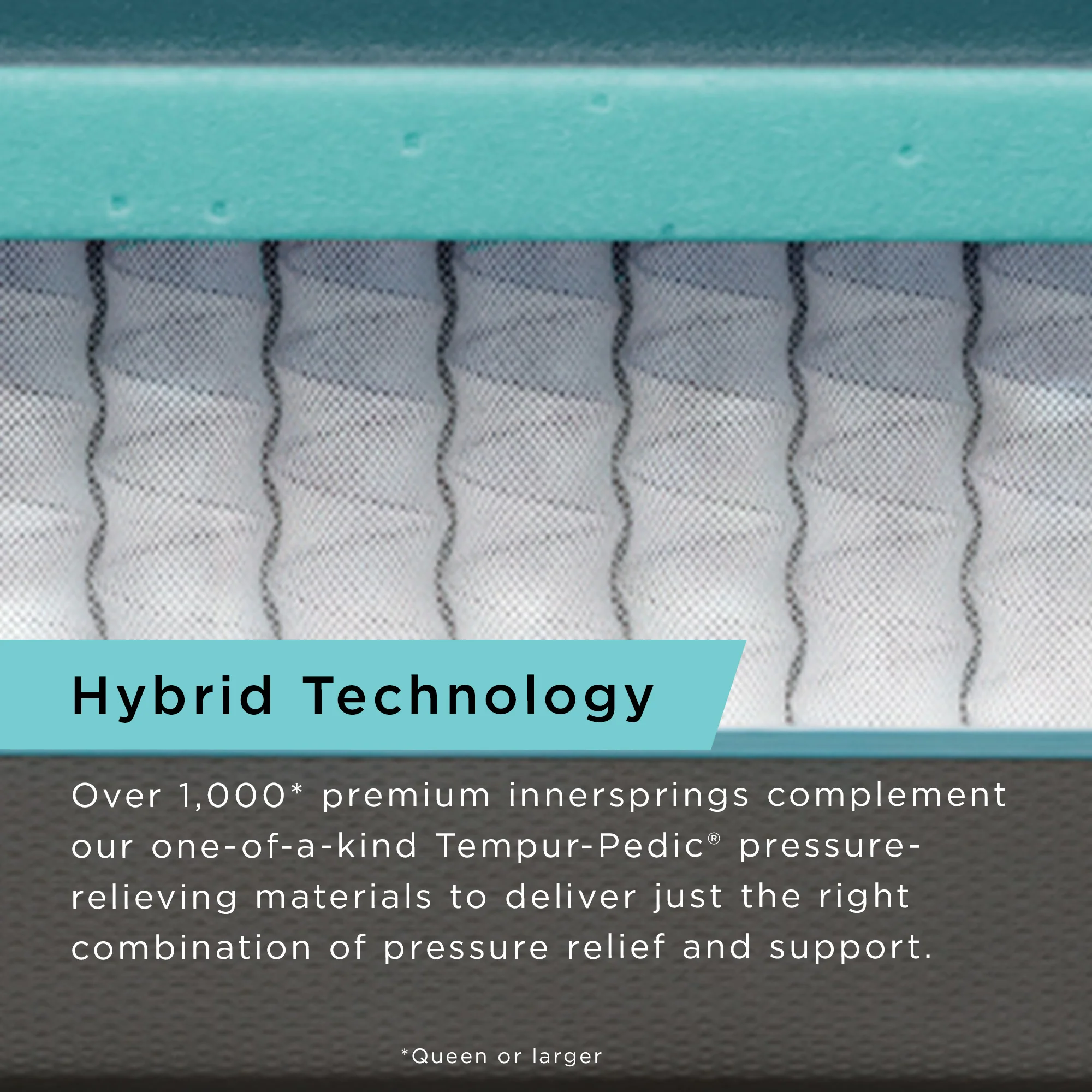 Tempur-Pedic ProAdapt 2.0 Medium Hybrid Queen Mattress - Image 5
